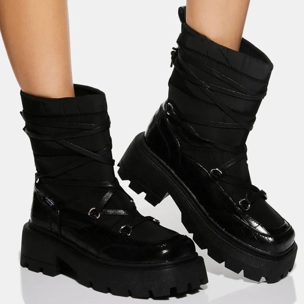 Shellys London US 9 Black Snowfall Snow Boots EU 40